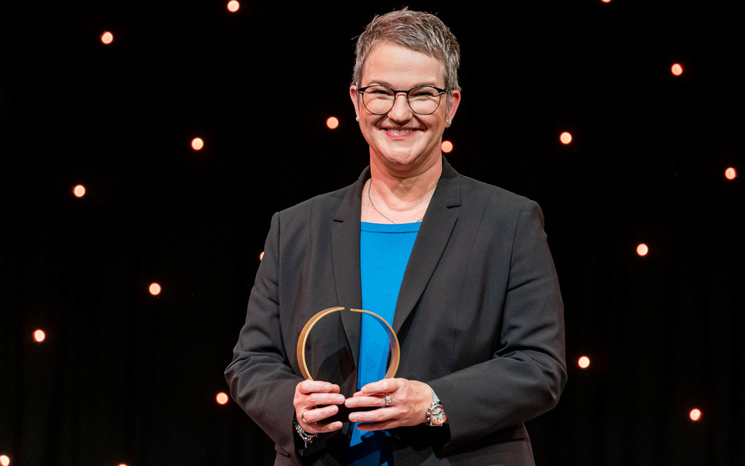 Melanie Schmergal, Vorsitzende der internationalen Arbeitsgruppe „jugend creativ“ und Abteilungsleiterin Kommunikation und Öffentlichkeitsarbeit beim BVR.